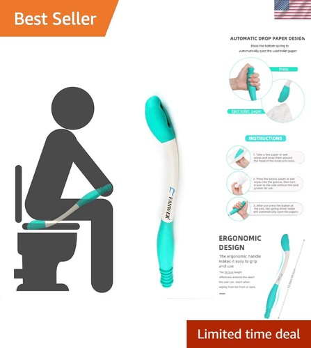 Durable long toilet aid - aid,