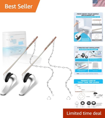 Smooth operation toilet handle - smooth,