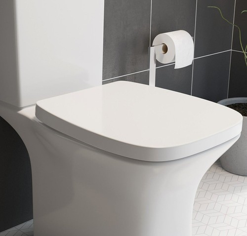 Toilet seat round square - round, d