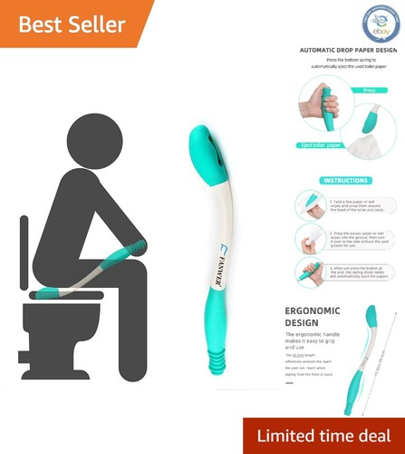 Ergonomic toilet aid - 15'',